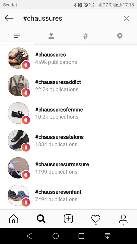 hashtags Instagram suggestions