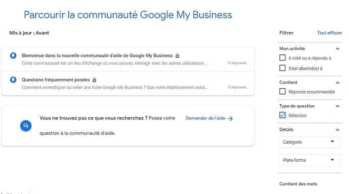 Communauté Google My Business