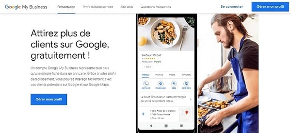 Google my business se connecter