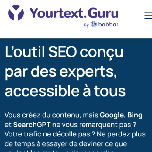 Youttextguru Outil IA pour SEO